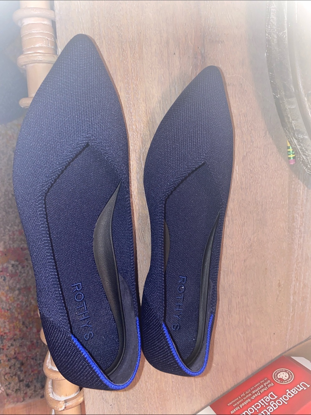 Rothy's The Point II Deep Navy Pointed
Toe Flats size 7.5